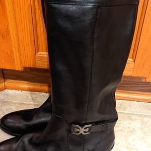 Sam Edelman black tall boots 9.5
